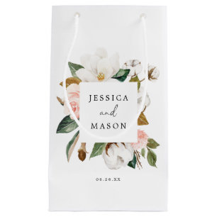 Petit Sac Cadeau Magnolia Cotton Hotel Wedding Venin Bag