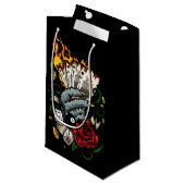 Petit Sac Cadeau Main Des Cartes (Devant Angle)