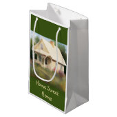 Petit Sac Cadeau Maison Blanche (Devant Angle)
