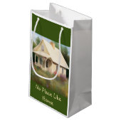 Petit Sac Cadeau Maison Blanche (Dos Angle)