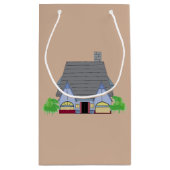 Petit Sac Cadeau Maison confortable (Dos)