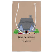 Petit Sac Cadeau Maison confortable (Devant)