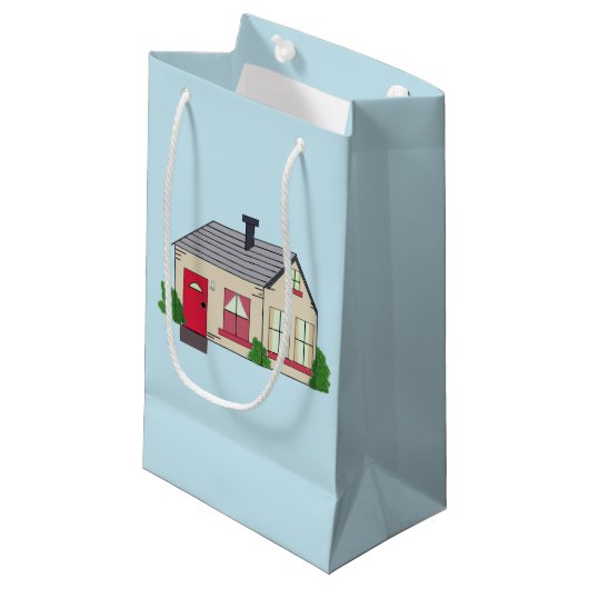 Petit Sac Cadeau Maison Cosy (Devant Angle)