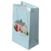 Petit Sac Cadeau Maison Cosy (Dos Angle)