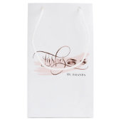 Petit Sac Cadeau Makeup Eyebrow Eyes Lashes Rose Gold (Dos)