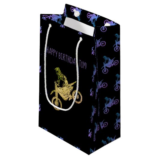 Petit Sac Cadeau Mania hors route (Devant Angle)