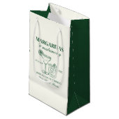 Petit Sac Cadeau Margaritas & Mariage Bachelorette Week-end (Devant Angle)