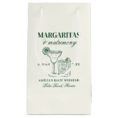 Petit Sac Cadeau Margaritas & Mariage Bachelorette Week-end (Devant)