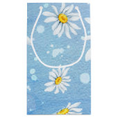 Petit Sac Cadeau marguerite blanche (Dos)