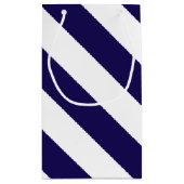 Petit Sac Cadeau Mariage Ancre bleu marine (Dos)