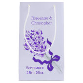 Petit Sac Cadeau Mariage de conception de Lavande (Devant)