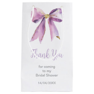 Petit Sac Cadeau Mariage de coquette violette : Cérémonie de la mar