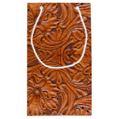 Petit Sac Cadeau Mariage de cow-boy rustique de l'Ouest (Dos)