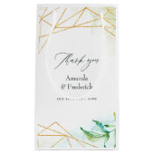 Petit Sac Cadeau Mariage de cristal géométrique aquarelle (Devant)