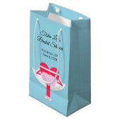 Petit Sac Cadeau Mariage du coeur - Fête des mariées (Devant Angle)