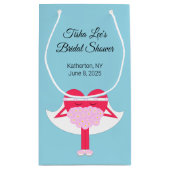 Petit Sac Cadeau Mariage du coeur - Fête des mariées (Dos)