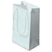 Petit Sac Cadeau Mariage Favour Ice Blue Tropical Noms et Date (Dos Angle)