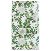 Petit Sac Cadeau Mariage floral rose noire et blanche (Dos)