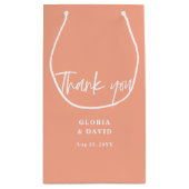 Petit Sac Cadeau Mariage Merci (Dos)