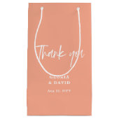 Petit Sac Cadeau Mariage Merci (Devant)