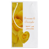 Petit Sac Cadeau Mariage rose jaune (Dos)