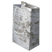 Petit Sac Cadeau Mariage Rustic Silver Birch Tree (Dos Angle)