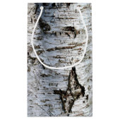 Petit Sac Cadeau Mariage rustique de Birch Tree (Dos)