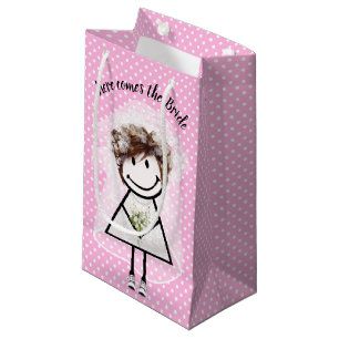 Petit Sac Cadeau Mariée Fille Bâton en Baskets