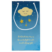 Petit Sac Cadeau Marine Blue Gold Twinkle Little Star (Dos)