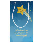 Petit Sac Cadeau Marine Blue Gold Twinkle Little Star (Devant)