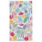 Petit Sac Cadeau Marine Blue Rose Wild Rain Forest Mariage À feuill (Dos)