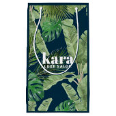 Petit Sac Cadeau Marine de concepteur moderne Tropical (Devant)
