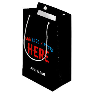 PETIT SAC CADEAU MARQUE PERSONNALISABLE NOIRE VERIFIEE DE STYLE MOD