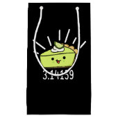 Petit Sac Cadeau Math Pi Nombre Funky Pie Pun Dark BG (Devant)