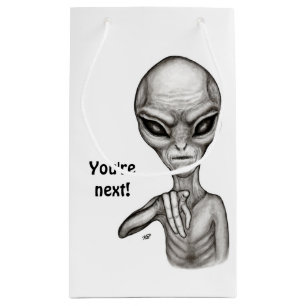 Petit Sac Cadeau Mauvais Alien, Tu es le prochain !