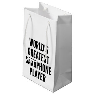 Petit Sac Cadeau Meilleur Saxophone du monde