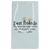 Petit Sac Cadeau Meilleurs amis (Devant)