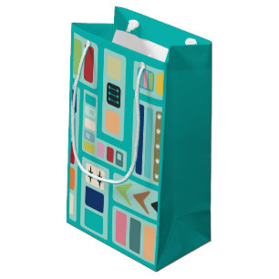 Petit Sac Cadeau Mélange moderne du milieu du siècle