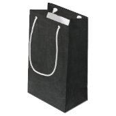 Petit Sac Cadeau Merci Chalk Board Conception avec Coeurs Classic (Dos Angle)