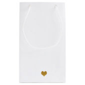 Petit Sac Cadeau Merci de Fête des mariées rose de Parties scintill (Dos)