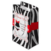 Petit Sac Cadeau Merci de la Lingerie (Devant Angle)