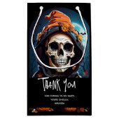 Petit Sac Cadeau Merci de la partie de squelette déplaisante (Dos)