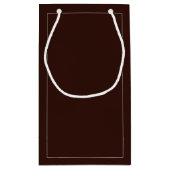 Petit Sac Cadeau Merci de mariage tropical de Monstera Beach (Dos)