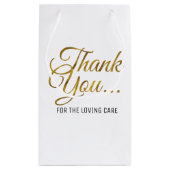 Petit Sac Cadeau Merci Du Médecin/Infirmière De Soins D'Amour (Dos)