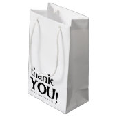 Petit Sac Cadeau Merci Mariage minimal simple (Dos Angle)