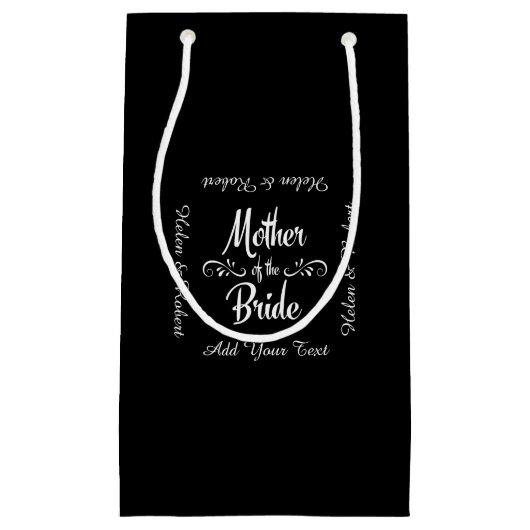 Petit Sac Cadeau Mère de la mariée (Devant)