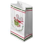 Petit Sac Cadeau Merry Chris Mouse (Devant Angle)