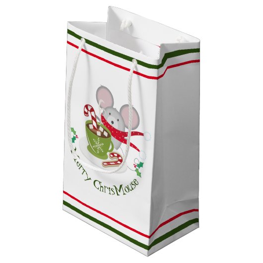 Petit Sac Cadeau Merry Chris Mouse (Dos Angle)