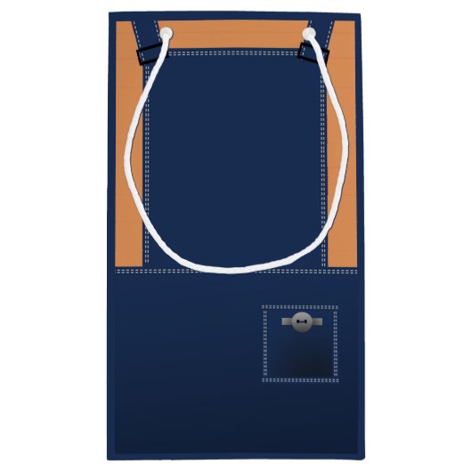 Petit Sac Cadeau MGB D'Anniversaire Personnalisé (Dos)