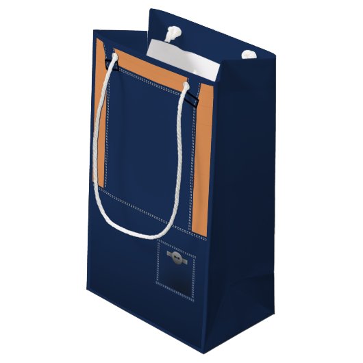 Petit Sac Cadeau MGB D'Anniversaire Personnalisé (Dos Angle)